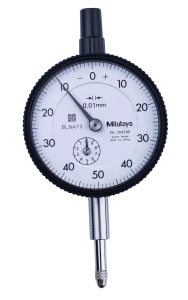 Tarcza ze wskaźnikiem, płaski tył, typ ANSI/AGD 10 mm, 0,01 mm Mitutoyo 2047AB-01