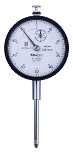 Czujnik zegarowy, tylka ścianka z uchem, typ ISO Łożysko kamienne, wstrząsoodporny 30mm, 0,01mm Mitutoyo 2052A-19