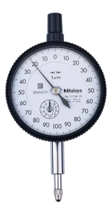 Czujnik zegarowy, tylka ścianka z uchem, typ ISO Łożysko kamienne, wstrząsoodporny 2mm, 0,001mm Mitutoyo 2113A-10