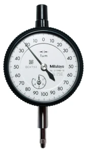 Czujnik zegarowy, tylka ścianka z uchem, typ ISO Łożysko kamienne, 5mm, 0,001mm Mitutoyo 2119A-10