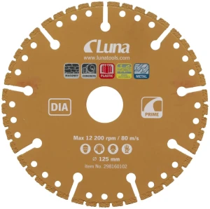 LUNA Tarcza tnąca uniwersalna diament Prime Multi DIA 298160102