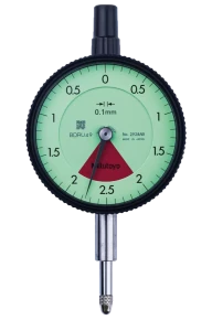 Czujnik zegarowy, tylka ścianka z uchem, typ ISO Jednoobrotowy, wstrząsoodporny, 4mm, 0,01mm Mitutoyo 2928A