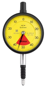 Czujnik zegarowy, tylka ścianka z uchem, typ ISO Jednoobrotowy, IP64, wstrząsoodporny, 0,8mm, 0,01mm Mitutoyo 2929A-60