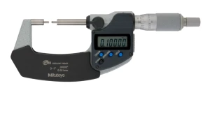 Mikrometr cyfrowy IP65 0-1", do wieloklinów końcówki pomiarowowe 2 mm Mitutoyo 331-361-30