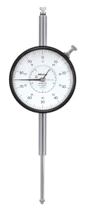 Czujnik zegarowy, płaski tył, typ ANSI/AGD Łożysko klejnotowe, wstrząsoodporne, 2", 0,001" Mitutoyo 3424AB-19