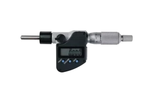 Cyfrowa głowica mikrometryczna IP65 0-25 mm, sferyczna końcówka wrzeciona, gładka tuleja 12/18 mm Mitutoyo 350-273-30