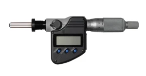 Cyfrowa głowica mikrometryczna IP65 0-25 mm, sferyczna końcówka wrzeciona, tuleja M12, z nakrętką Mitutoyo 350-274-30