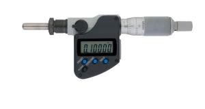 Cyfrowa głowica mikrometryczna IP65 0-1", sferyczna końcówka wrzeciona, tuleja 0,5", z nakrętką Mitutoyo 350-384-30