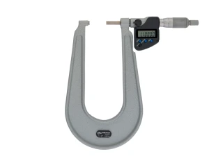 Mikrometr cyfrowy IP65 1-2", do pomiaru blach z płaskimi końcówkami Mitutoyo 389-352-30