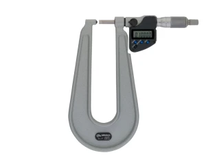 Mikrometr cyfrowy IP65 0-1", do pomiaru blach ze sferycznym kowadełkiem Mitutoyo 389-361-30