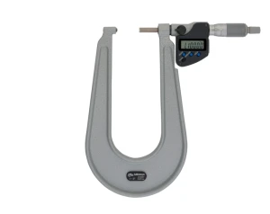 Mikrometr cyfrowy IP65 1-2", do pomiaru blach z płaskimi końcówkami Mitutoyo 389-362-30