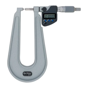 Mikrometr cyfrowy IP65 0-1", do pomiaru blach ze sferycznymi końcówkami Mitutoyo 389-371-30