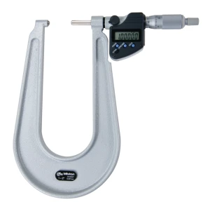 Mikrometr cyfrowy IP65 1-2", do pomiaru blach z płaskimi końcówkami Mitutoyo 389-372-30