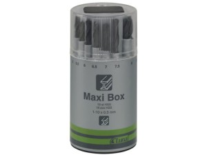 LUNA 209540103 Zestaw wierteł ze stali szybkotnącej Maxi-Box