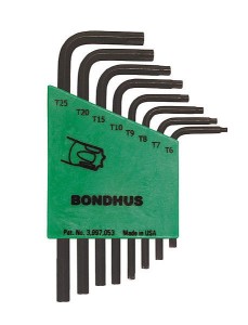 Zestaw kluczy TX , TX6-TX25, 8szt.  BO31732  BONDHUS