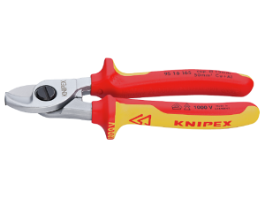 Nożyce do kabli 9516, izolowane 1000V, dł.165mm   	IEC			27090109		  KNIPEX