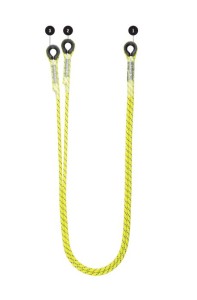 PROTEKT LB102HV/AZ002/2AZ029 2,0m Linka bezpieczeństwa podwójna LB102HV