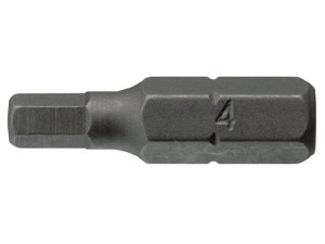 Grot do gniazd sześciokątnych, chwyt sześciokątny 1/4'',  6x25mm  HEX2500603   10610-0506   TENGTOOLS