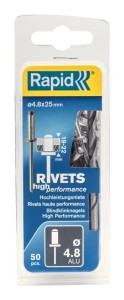 Nity 4,8x25mm WZMOCNIONE 5000392 RAPID