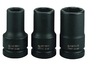 Nasadka maszynowa cienkościenna, długa, chwyt ? 1" rozmiar 28mm 910628  11491-0250  TENGTOOLS