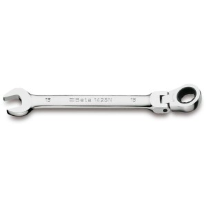 Klucz płasko-oczkowy  z  mechanizmem zapadkowym i przegubem 142SN 9x9mm   001420209  BETA   