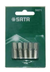 Adapter  do bitów  1/4", 5szt./op  25mm 59271  SATA