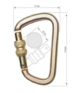 PROTEKT AZ017 Zatrzaśnik rozłączalny z nakrętką blokującą