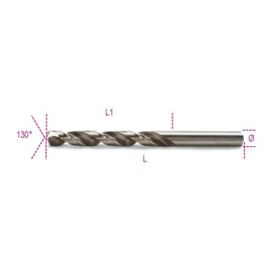 Wiertło kręte cylindryczne krótkie, szlifowane, kobaltowe, HSS-CO 8% DIN 338  7,0x109mm   004150112  BETA      