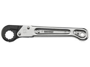 Klucz oczkowy zapadkowy otwierany 19mm  600819 186790325  TENGTOOLS