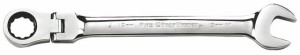 Klucz płasko-oczkowy    z  grzechotką  łamany   16mm  46407 SATA