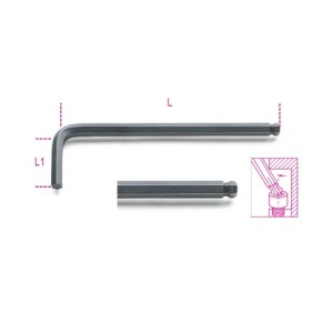 Klucz trzpieniowy kątowy, z końcówką kulistą,   96BP,  2,5mm   000960962  BETA     