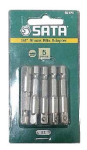 Adapter  do bitów  1/4", 5szt./op  50mm  59272  SATA