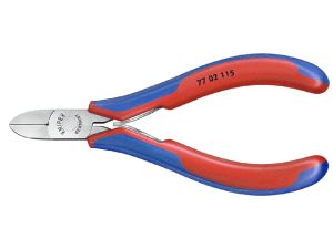 Szczypce tnące  boczne, do elementów elektronicznych, 7722   dł.130mm   	21940226	  KNIPEX