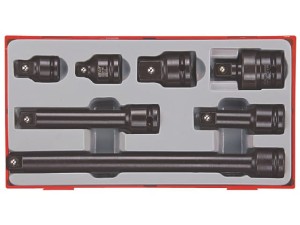 Zestaw przedłużek i przegubów maszynowych  1/2" 3/4"  3/8" 13szt. TT9207A  160680104  TENGTOOLS