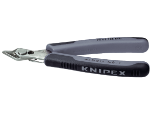 Szczypce tnące  boczne, do elementów elektronicznych, 7803 ESD  dł.125mm   	93641009	  KNIPEX