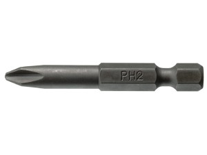 Grot krzyżowy długi Phillips  PH2x70mm, chwyt sześciokątny 1/4'',  PH7000202   10607-0501   TENGTOOLS