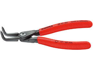 Szczypce do pierścieni osadczych wewnętrznych, wygięte 4821-J21,  19-60mm   		118990803	 KNIPEX