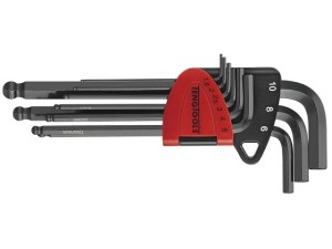 Zestaw kluczy trzpieniowych sześciokątnych  9szt. 1,5-10mm  1499MM   231760109   TENGTOOLS