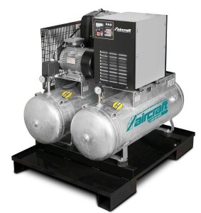 AIRCRAFT AIRPROFI DUO 703/2x100/10 K - Uniwersalony system sprężania 2 zbiornikowy po 100l 2023073