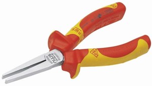 Szczypce płaskie  160 VDE  izolowane  NW124-49VDE-160  NWS