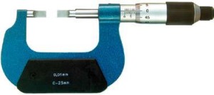 Mikrometr z płytkowymi końcówkami pomiarowymi 75-100 DIN863, 01020088 MIB-Germany