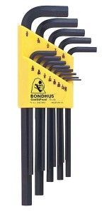 Zestaw kluczy imbusowych calowych, 050-3/8", 13szt.  BO12137   BONDHUS