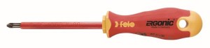 Wkrętak krzyżowy Z 2  izolowany 1000V  - Ergonic VDE  FL41720390   FELO