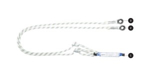 PROTEKT  BW200/2LB100/AZ002/2AZ025 Amortyzator bezpieczeństwa z podwójną linką ABM/2LB100 BW200/2LB100/AZ002/2AZ025