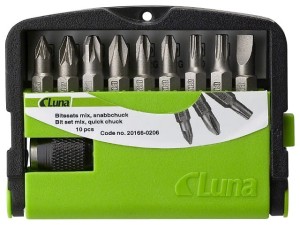 Zestaw grotów typu Torx  Nr T10-T40 20166-0107 Luna
