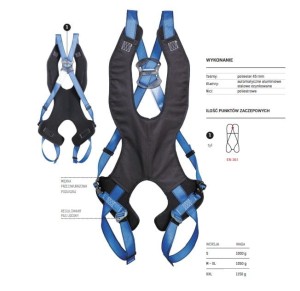 PROTEKT P10F AB11004 Szelki bezpieczeństwa dla kobiet  S-XXL