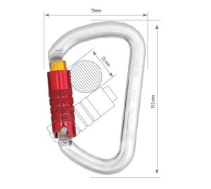 PROTEKT AZ014DT Zatrzaśnik rozłączny z blokadą double twist lock