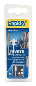 Nity 4,8x20mm WZMOCNIONE 5000391 RAPID
