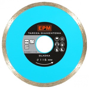 Tarcza diamentowa na mokro gładka 300mm INDUSTRY E-550-1300 EPM
