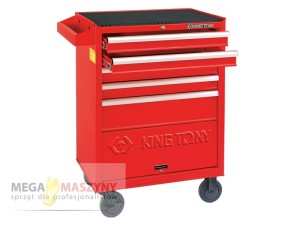 WÓZEK WARSZTATOWY 87432-5B - CZERWONY, Z ZESTAWEM NARZĘDZI 173cz.